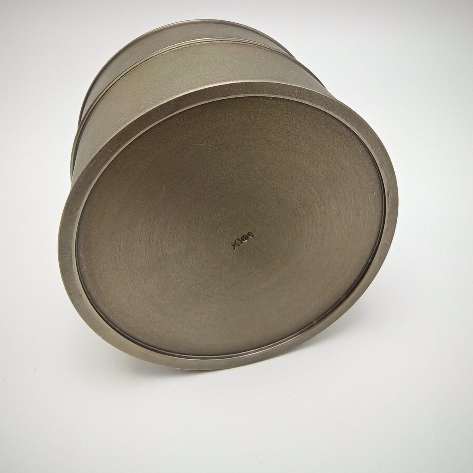 Rosewood Carving Pewter Caddy - Image 4