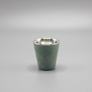 Celadon | Tasting Cup with Sterling-Silver Lining